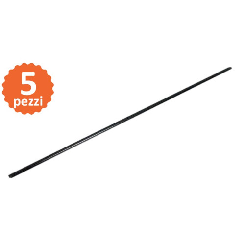 5x Astina Universale in carbonio di ricambio Ø6mm per Abbacchiatore