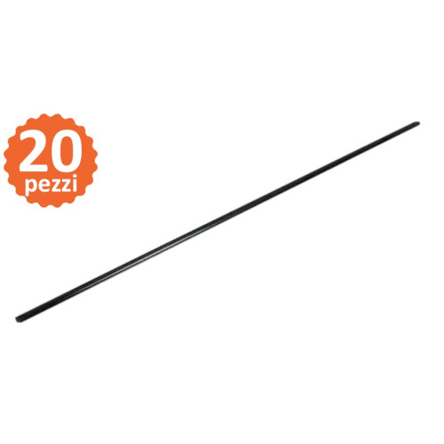 20x Astina Universale in carbonio di ricambio Ø6mm per Abbacchiatore