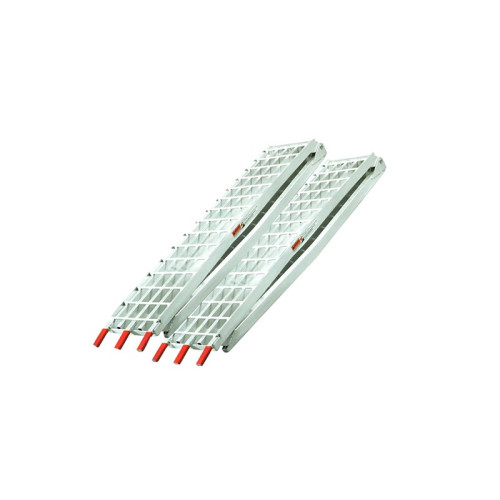 Coppia rampe di carico cm 226 pieghevoli in alluminio portata 680Kg