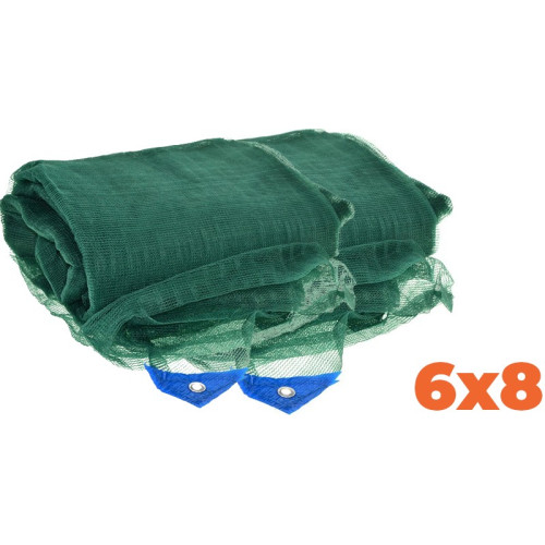 2x Rete Antispina Antistrappo per raccolta olive 6x8mt