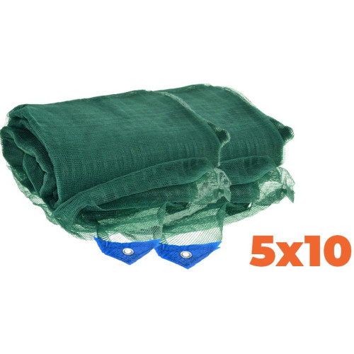 2x Rete Antispina Antistrappo per raccolta olive 5x10mt