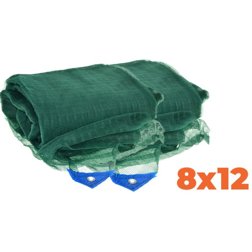 2x Rete Antispina Antistrappo per raccolta olive 8x12mt