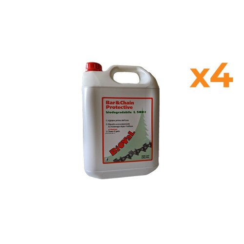 4x Olio Catena ValGarden protettivo 5Litri
