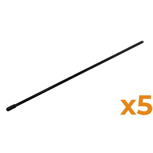 5x Astina universale in carbonio Brumi Ø6mm per Abbacchiatore