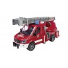 Camion giocattolo Bruder Mercedes Vigili del fuoco con scala