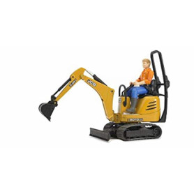 Micro escavatore Bruder JCB 8010 CTS con operatore