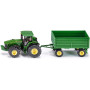 Trattore giocattolo Siku John Deere con rimorchio snodabile