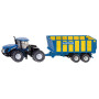 Trattore giocattolo Siku New Holland con carrello silaggio