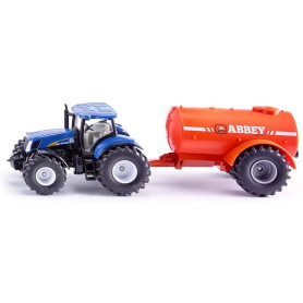 Trattore giocattolo Siku New Holland con cisterna liquami