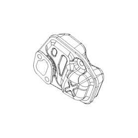 Marmitta completa motosega Echo CS2511TES/C originale