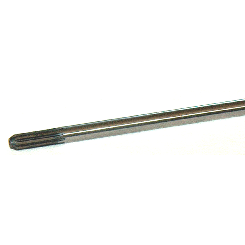 Asta rigida trasmissione diametro 8mm lunghezza 81cm filettato M8 dentata 9 denti