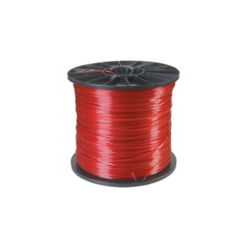Bobina filo in nylon quadrato per decespugliatore 610mt Ø4mm da 10Kg