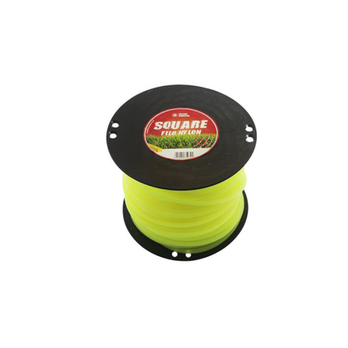 Bobina filo in nylon quadrato per decespugliatore 110mt Ø4mm da 2Kg