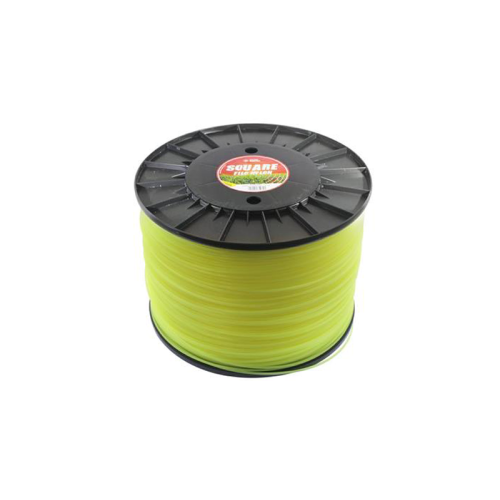 Bobina filo in nylon quadrato per decespugliatore 550mt Ø4mm da 10Kg