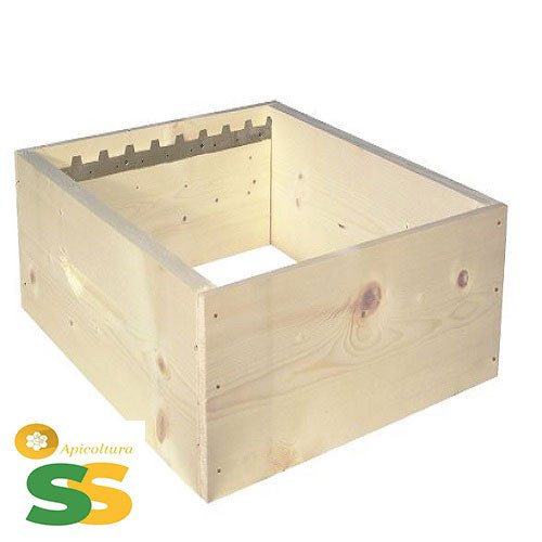 Melario da 10 favi montato con distanziatori da 9 tacche