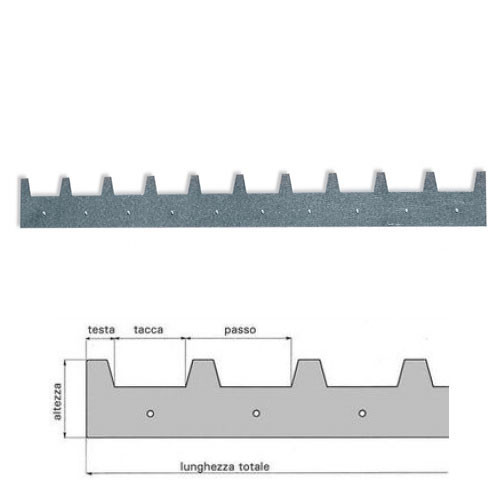 Distanziatori a lamierino 10 tacche