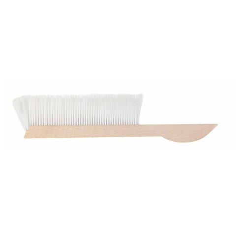 Spazzola grande con setola in plastica e manico in legno