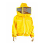 Camiciotto compatto con maschera quadrata e zip tg. L
