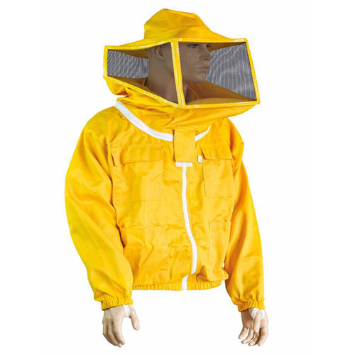 Camiciotto con maschera quadrata e zip tg. M