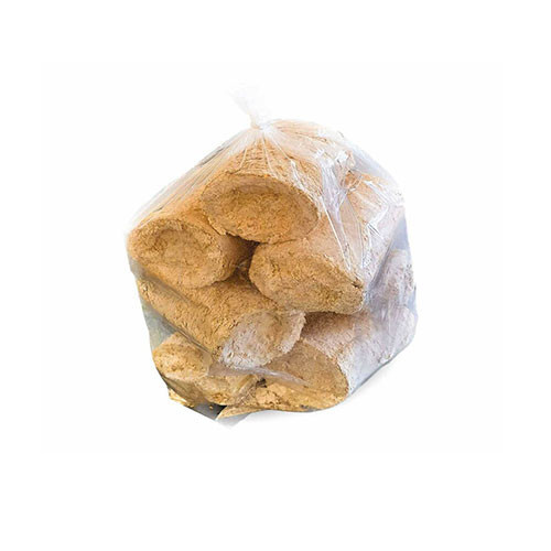 Combustibile vegetale per affumicatori in tronchetti di segatura 1 kg