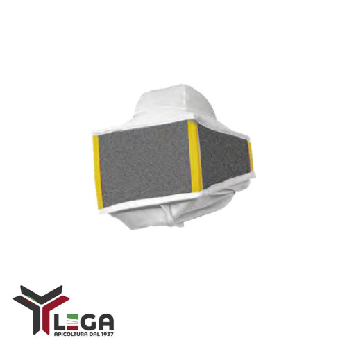 Maschera Quadrata per tuta bianca Lega