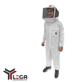 Tuta "Compatta" Bianca con Maschera Lega