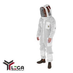 Tuta"Astronauta" Ventilata Bianca con Maschera Lega