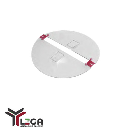 Coppia di Semicoperchi in Policarbonato Trasparente 625mm Lega