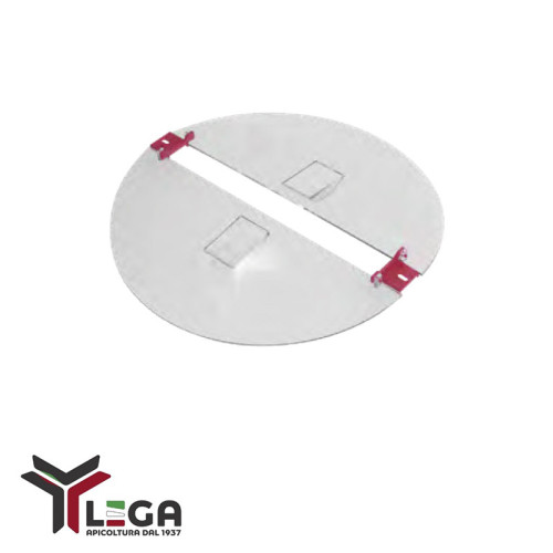 Coppia di Semicoperchi in Policarbonato Trasparente 520 mm Lega