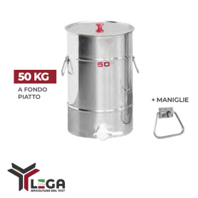 Maturatore da 50 kg con Maniglie e Coperchio Lega