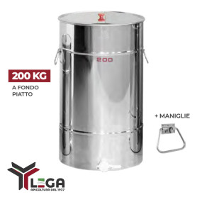 Maturatore da 200 kg con Maniglie e Coperchio Lega