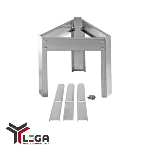 Supporto Metallico in Lamiera Inox da 200 kg Lega