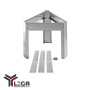 Supporto Metallico in Lamiera Inox da 200 kg Lega