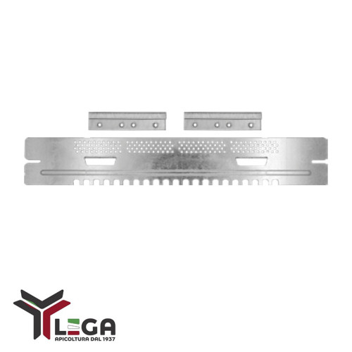 Porticina Dentata e Forata per 12 Telaini Lega