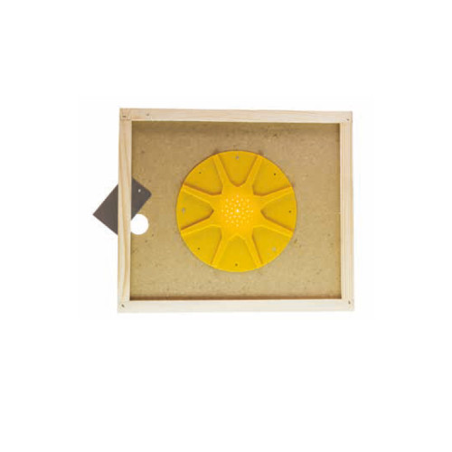 Apiscampo a stella su tavoletta per arnia da 12 (500x500mm)