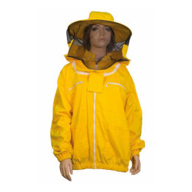 Camiciotto con maschera rotonda e zip tg L