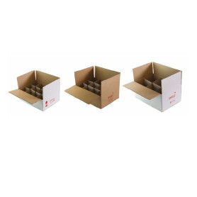 Scatola in cartone con alveare interno pz 12x500gr