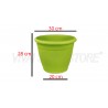 Pianta di Chinotto in Vaso verde anice da 30 cm