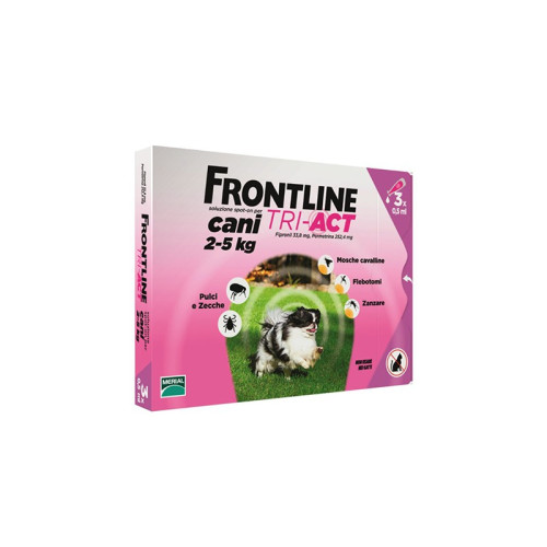 Frontline Tri-Act soluzione spot-on per cani 2-5 kg