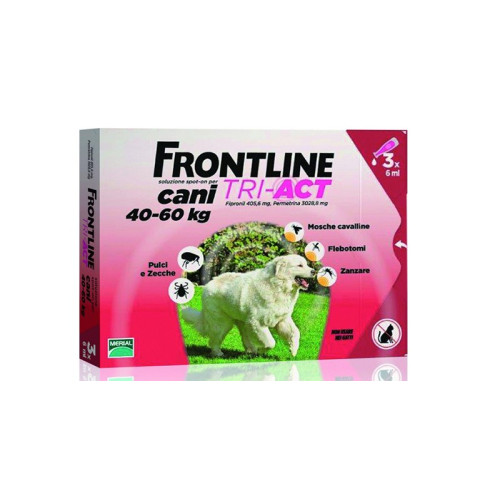 Frontline Tri-Act soluzione spot-on per cani 40-60 kg