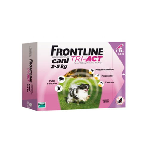 Frontline Tri-Act soluzione spot-on per cani 2-5 kg