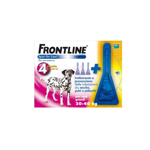 Frontline Soluzione Spot-on per cani 20-40 Kg - 4 Fialette