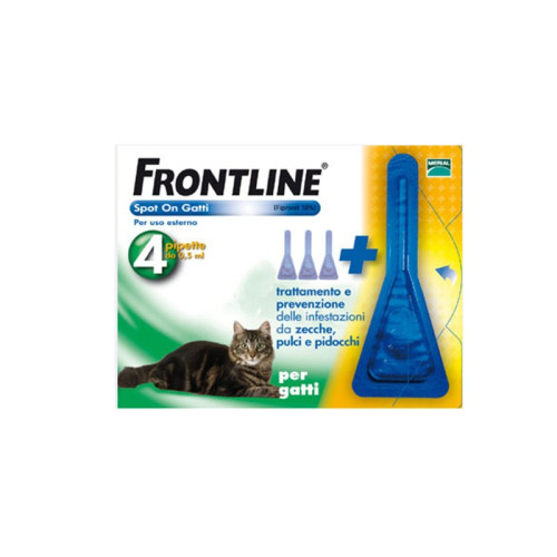 Frontline Soluzione Spot-on per Gati - 4 Fialette