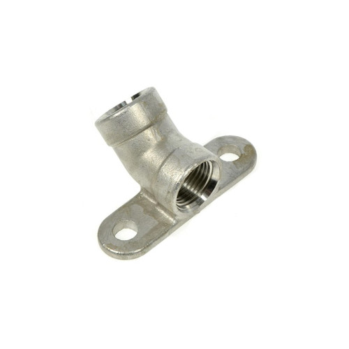 Attacco Inclinato Abbeveratoio Suino 45° 1/2" Inox