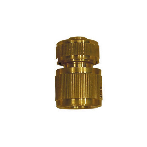 Raccordo Irrigo portagomma acquastop tubi da 1/2" in ottone
