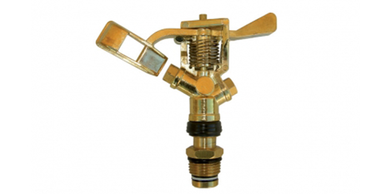 Irrigatore a impatto in ottone da 1/2 pollice, testa a spruzzatore resistente con ugelli, irrigatori regolabili a per 360 ° per irrigazione da Irrigatore a impatto in ottone da 1/2 pollice, testa a spruzzatore resistente con ugelli, irrigatori regolabili a per 360 ° per irrigazione da