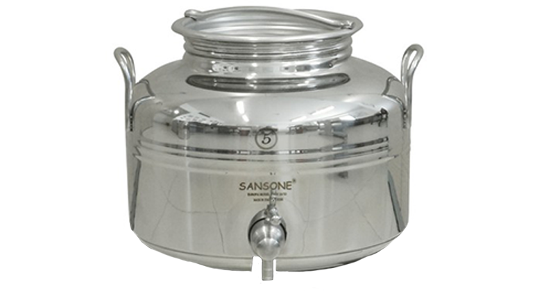 Acquista online Contenitore olio Sansone acciaio inox 18/10 da 200 litri -  Lattine e fusti Sansone – ScifoStore
